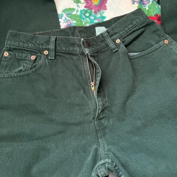 Vintage Women's Levis Green size 13M - Picture 5 of 11